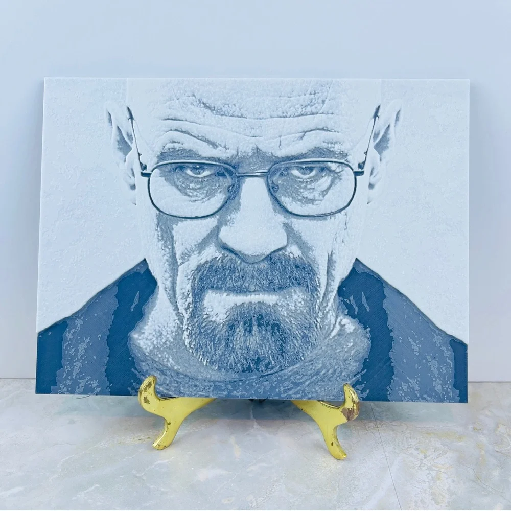 Walter White Heisenberg Wall Art, Breaking Bad, Wall Art